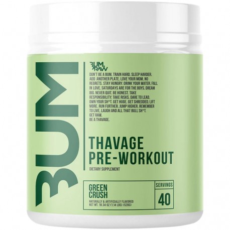 CBUM THAVAGE PRE-WORKOUT  40 SERVS